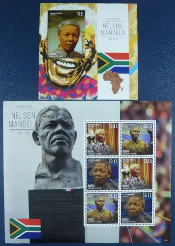 St. Vincent Bequia 2013 Nelson Mandela Politik Südafrika Nobelpreis MNH