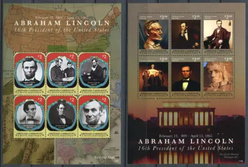 Grenada Grenadinen 2011 Abraham Lincoln US-Präsident Politik Politics MNH