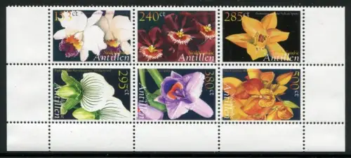 Niederländische Antillen 2006 Orchideen Orchids Blumen Flowers 1440-1445 MNH