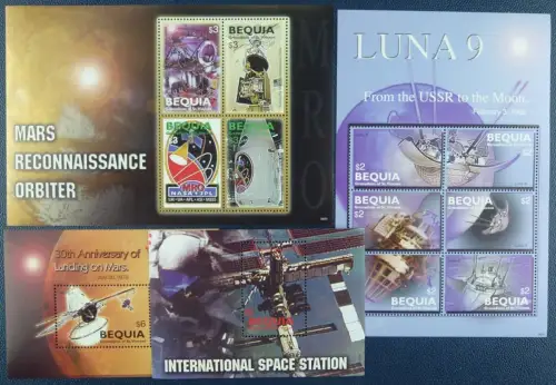 St. Vincent Bequia 2006 Raumfahrt Space Weltraum Espace 511-520 Block 42-43 MNH