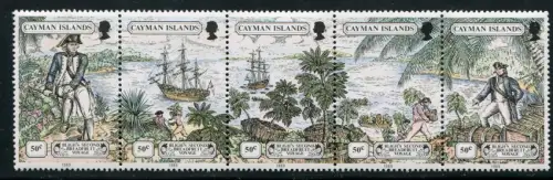 Kaiman-Inseln Cayman 1988 Kapitän Bligh Schiffe Ships Südsee 618-622 MNH