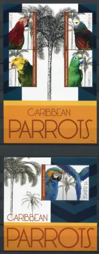 St. Kitts 2012 Papageien Parrots Vögel Birds Uccelli Oiseaux Postfrisch MNH