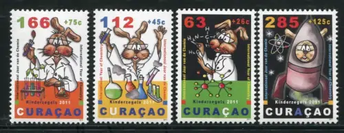 Curacao 2011 Jahr der Chemie Chemistry Wissenschaft Rakete Rocket MNH