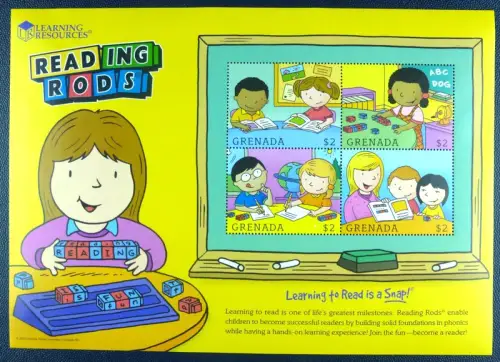 Grenada 2003 Buchstabenwürfel Reading Rods Comics 5226-5229 Postfrisch MNH