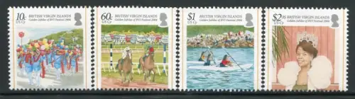 Jungferninseln Virgin Isl. 2004 Festivals Pferde Kajak 1112-1115 Postfrisch MNH
