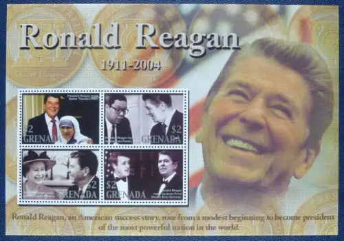 Grenada 2004 Ronald Reagan Politik US-Präsident 5521-5524 Postfrisch MNH
