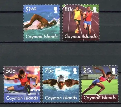 Kaiman-Inseln Cayman 2012 Olympiade London Olympics Schwimmen Postfrisch MNH