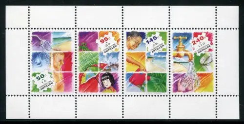 Niederländische Antillen 2003 Jugend und Wasser Jugendmarken 1248-1251 MNH