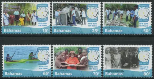Bahamas 2015 Pfadfinderinnen Guirl Guides Scouts Pfadfinder ** MNH