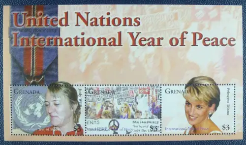 Grenada 2004 Jahr des Friedens UNO Lady Diana 5493-5495 Postfrisch MNH