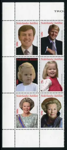 Niederländische Antillen 2008 Kgl. Familie Beatrix Royal Family 1615-1620 MNH