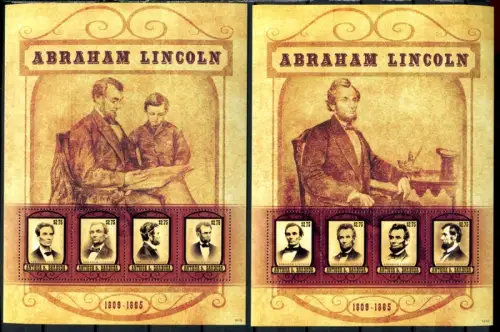 Antigua 2010 Abraham Lincoln US-Präsident USA Politiker Politik 4810-4817 MNH