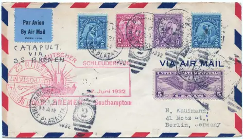 Katapult 1932 USA Brooklyn Olympiade Southampton Berlin Catapult H 88 a / 1990