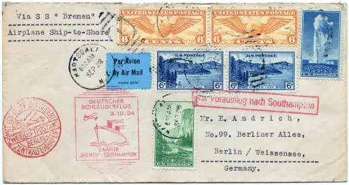 Katapult 1934 USA Hartsdale Berlin Weissensee Rohrpost Catapult H 183 a / 2004