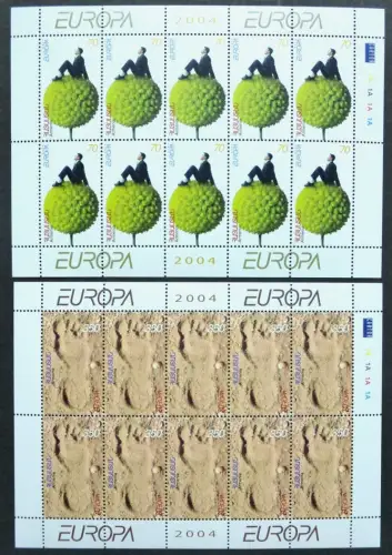 Armenien Armenia 2005 Europa CEPT Ferien Urlaub 2004 510-511 Kleinbögen MNH