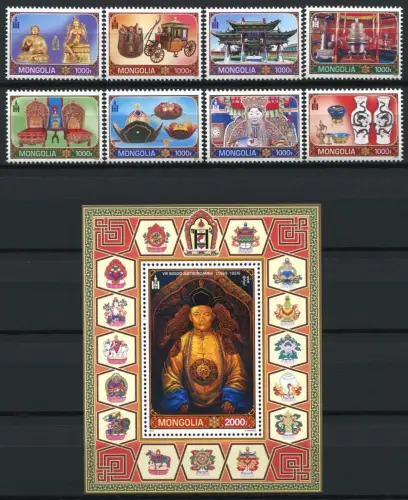 Mongolei Mongolia 2014 Bogd Khan Museum Palast Buddhismus Palace Kunst Gemälde