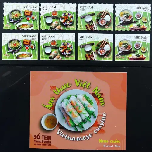 Vietnam 2020 Gastronomie Essen Speisen Nahrung Food A & B & Markenheft MNH