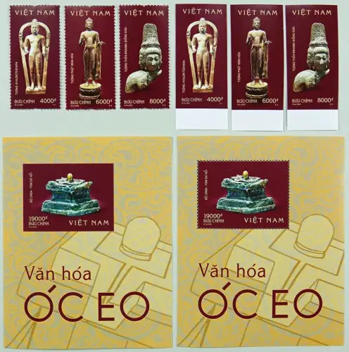 Vietnam 2020 Kulturerbe Kunst Geschichte Hist. Artefakte Statuen A/B MNH