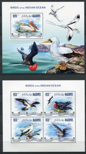 Malediven Maldive 2013 Vögel Seevögel Birds Uccelli Oiseaux Postfrisch MNH