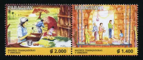 Paraguay 2017 Berufstätige Frauen und Männer Arbeitswelt Postfrisch MNH