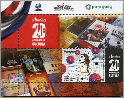 Paraguay 2018 Kulturfond Fondec Gemälde Kunst Film Block Postfrisch MNH