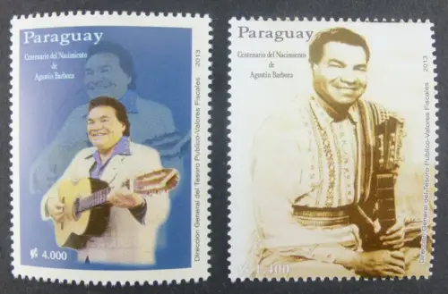 Paraguay 2013 Agustin Barboza Musiker Musik Music Postfrisch MNH