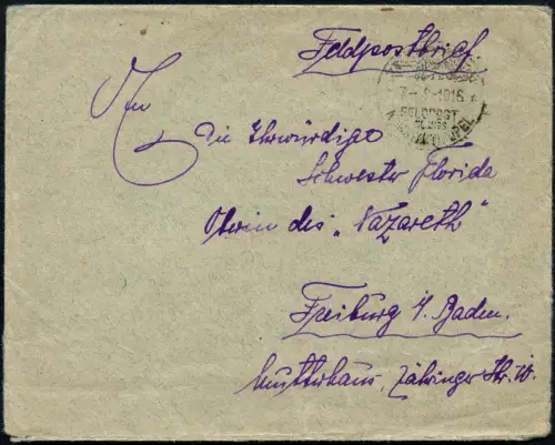 Dt. Militärmission Türkei 1916 Brief Artillerie-Kdo Tschanak Dardanellen / 33