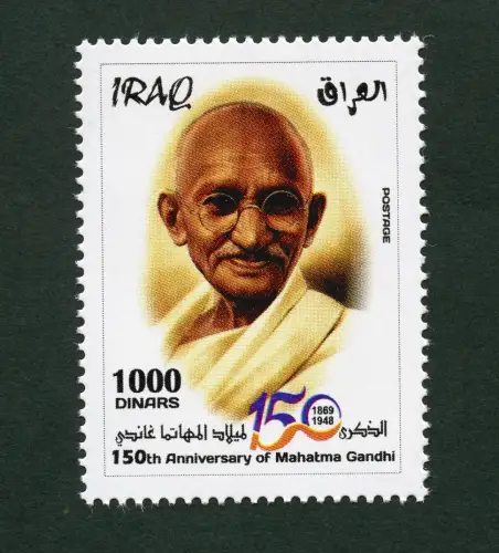 Irak Iraq 2019 Mahatma Gandhi Geburtstag Indien Politik Unabhängigkeit MNH