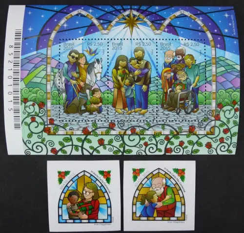 Brasilien Brazil 2015 Weihnachten Christmas Heilige Famile Postfrisch MNH