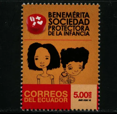 Ecuador 2016 Schutz der Kinder Children Protection Postfrisch MNH