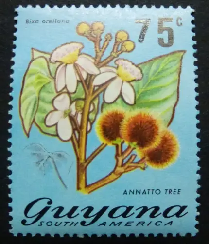 Guyana 1981 Blume Blüte Flower Blossom Pflanze Plant Aufdruck 628 MNH