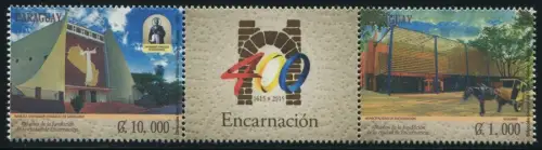 Paraguay 2015 Kirche Church Heiliger Pferdekutsche Architektur Postfrisch MNH