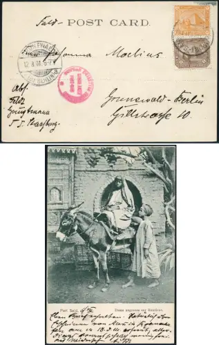 DP China 1901 Boxeraufstand Rücktransport "Straßburg" Port Said Grunewald/566