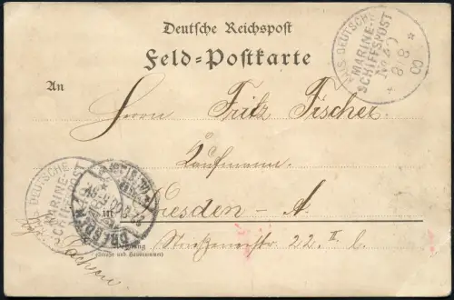 DP China 1900 Boxeraufstand MSP 49 Straßburg 1. Transportstaffel Gibraltar /536
