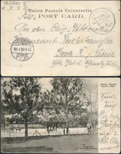 DP China 1900 Boxeraufstand MSP 25 Halle 1. Transportstaffel AK Ceylon Gera/ 591