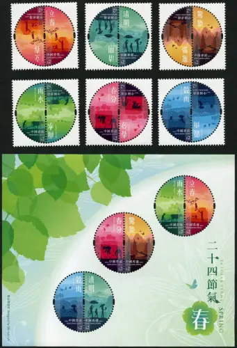 Hongkong 2020 Solar Terms Kalender Astronomy Astronomy Postfrisch MNH