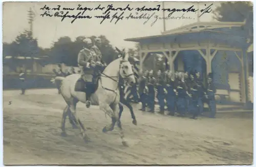 Kiautschou 1910 Tsingtau Incoming Mail Foto-AK Truppenübungsplatz Posen / 439