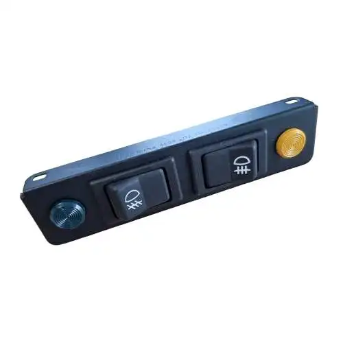 Unterbaurahmen mit 2 Schaltern & 2 Kontrollleuchten | DDR-Originalteil