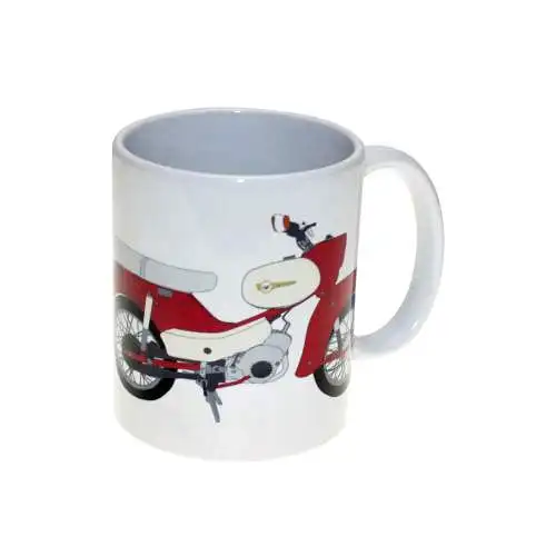 Kaffeetasse 325 ml groß Simson Star SR4-2 gezeichnet DDR Geschenk von Sausewind
