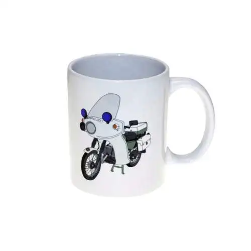 Tasse, Motiv: MZ ETZ 250 Volkspolizei