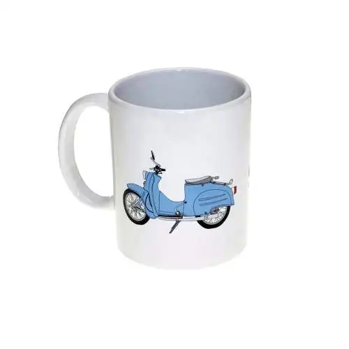 Tasse, Motiv: Simson KR50 und S51 gezeichnet