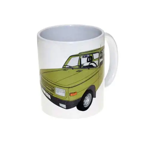 Tasse, Motiv: Wartburg 353 gezeichnet