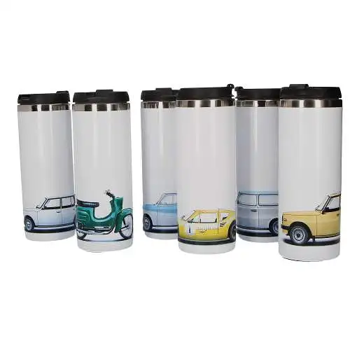 Edelstahl Thermobecher 450ml mit verschiedenen Motiven