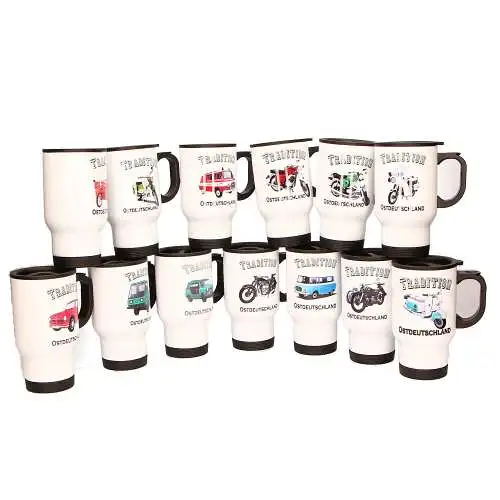 Thermobecher 0,5L Tradition Ostdeutschland in verschiedenen Motiven