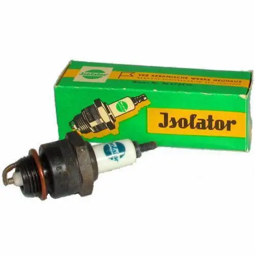 Zündkerze Isolator M18-45 DDR Originalteil für Bootsmotoren & Feuerwehrspritzen