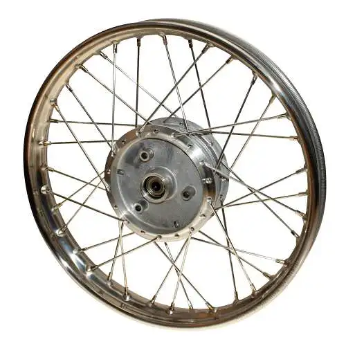 Simson S50 S51 KR51 SR4 DUO Edelstahlfelge Speichenrad 1,5x16" Edelstahlspeichen