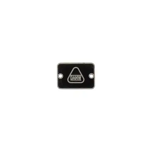 Schild "DAMW" 30x21 mm | Originalgetreues Ersatzteil
