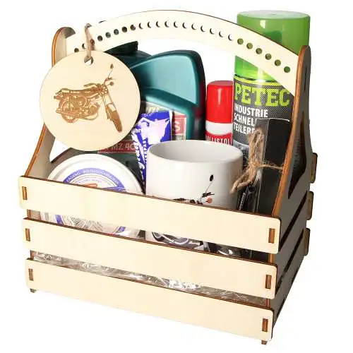 Präsentkorb für Simson S51 Fahrer | Perfektes Geschenk für Moped-Liebhaber