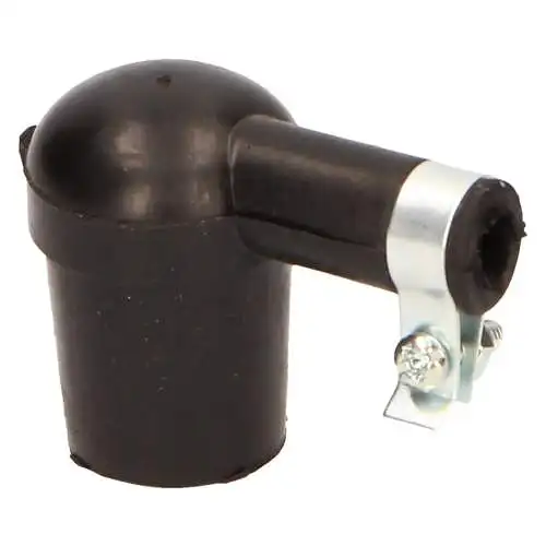 Zündkerzenstecker Gummi schwarz 90° | Flexibler Schutz für Zündungssysteme