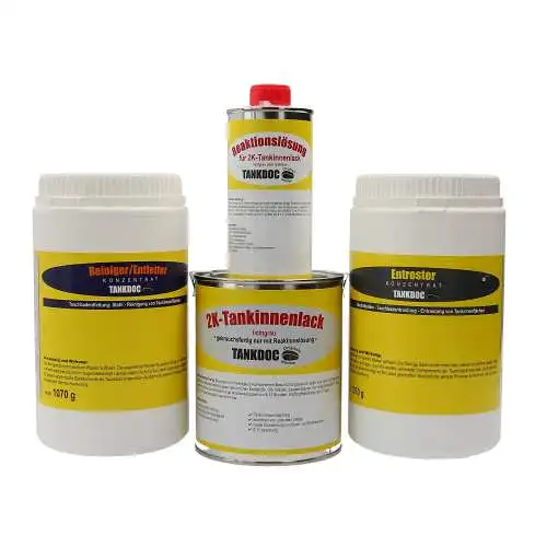 Tankversiegelung Simson MZ 4-teilig (für Tanks bis 45 ltr.)